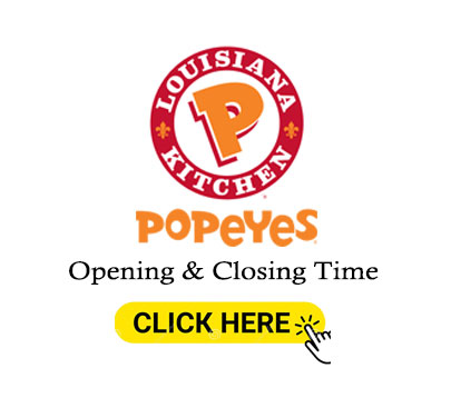 what time does popeyes close